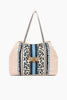 Bee Blue Beautiful Embellished Tote