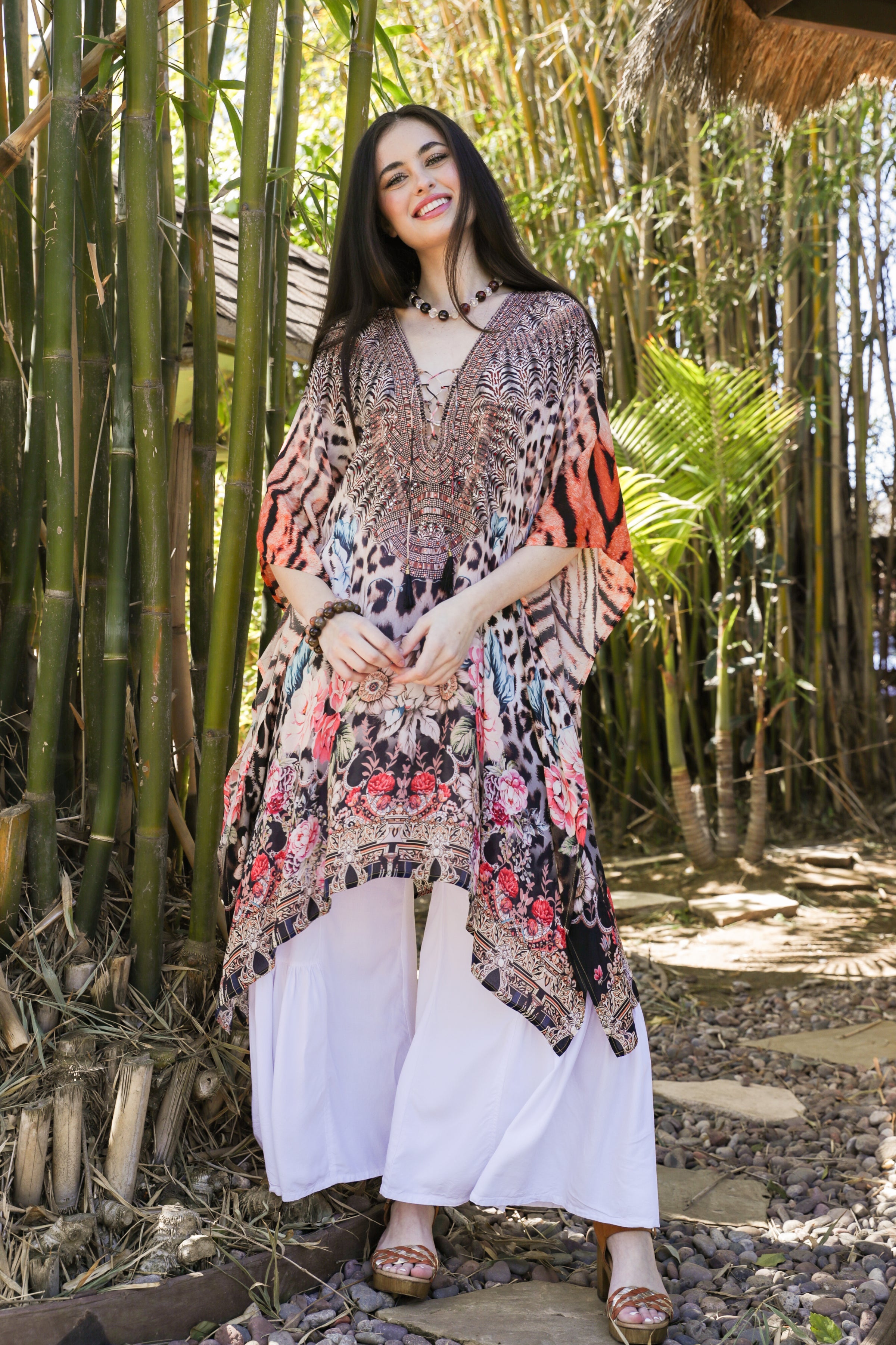 Bombay Jeweled Caftan