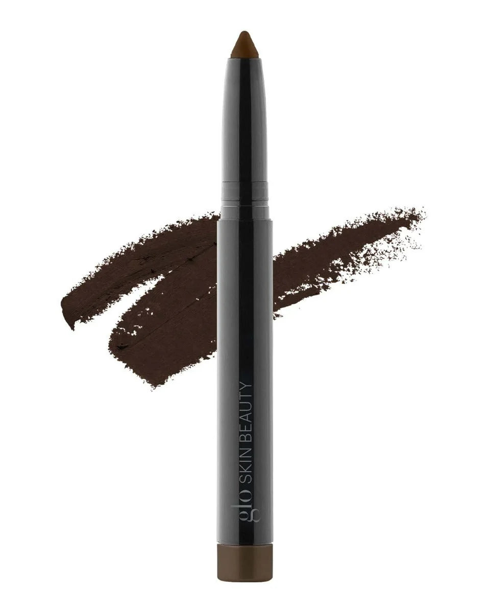 Bonbon Cream Stay Shadow stick with smudges on a white background