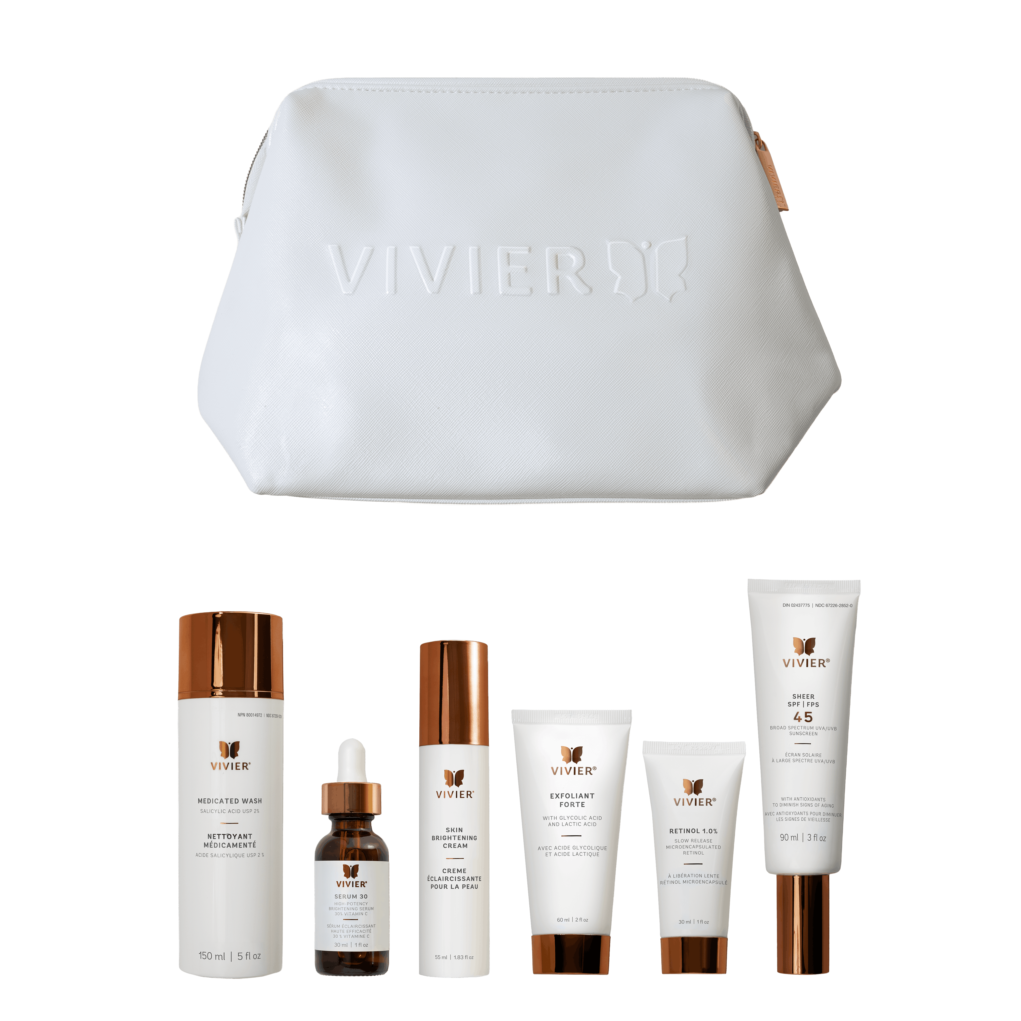 Brighten and Restore Program - Non HQ - Bag and products lined below