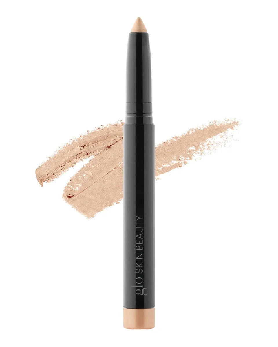 Canvas Cream Stay Shadow stick with a swatch of beige color on a white background
