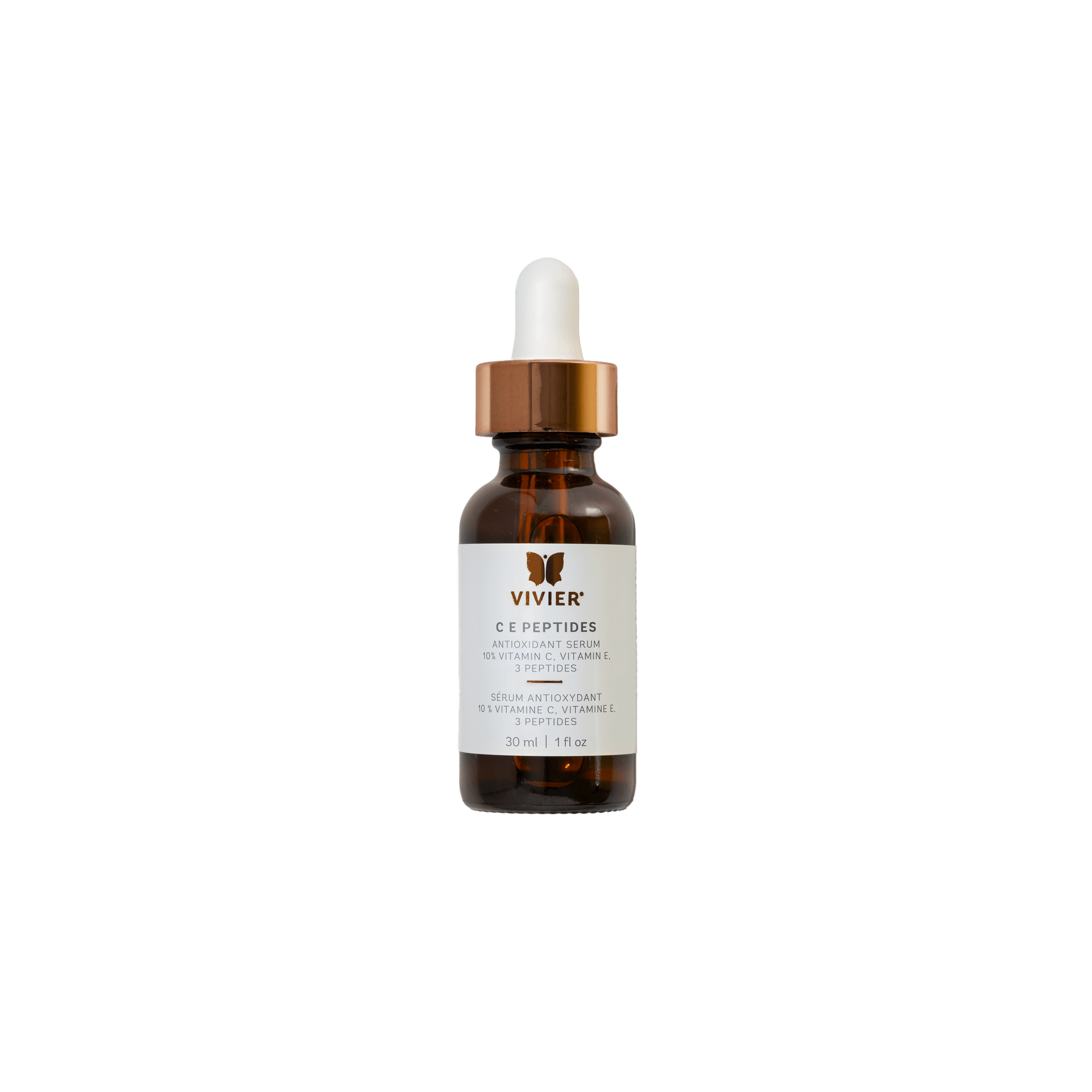 Bottle of C E Peptides Serum, Our best-selling and award-winning antioxidant serum