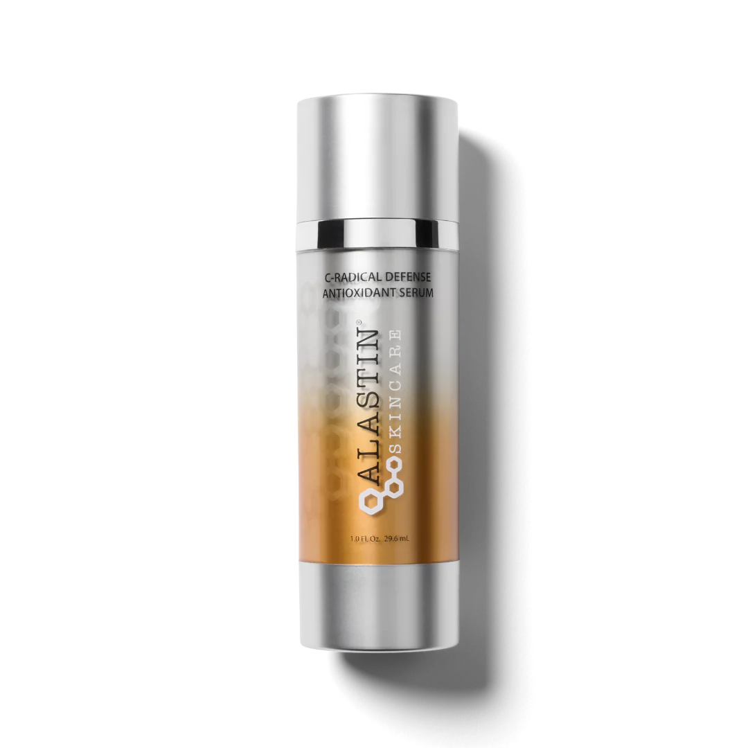 Alastin C-Radical Defense Antioxidant Serum - Formulated with a proprietary encapsulated novel form of Vitamin C (Sodium Ascorbate), which helps to defend against free radical damage while supporting the skin's ability to conserve elastin