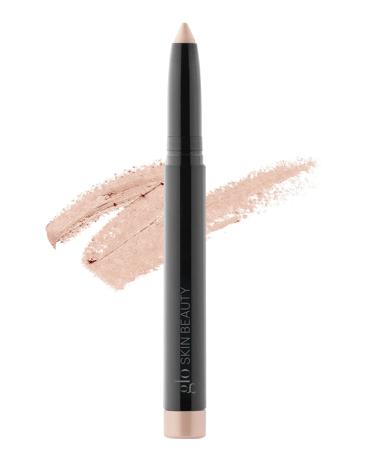 Haze Cream Stay Shadow Stick with a swatch of pink shade on a white background