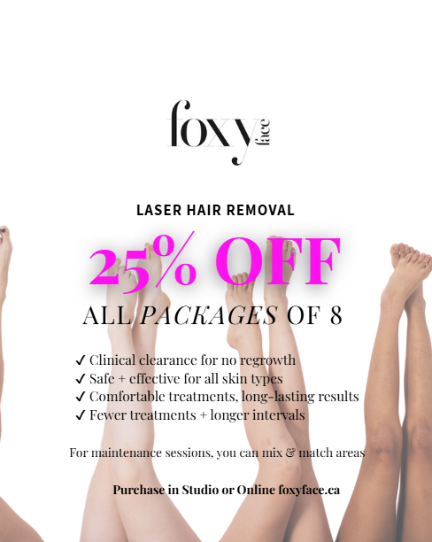 Laser Hair Removal Package of 8 Sessions