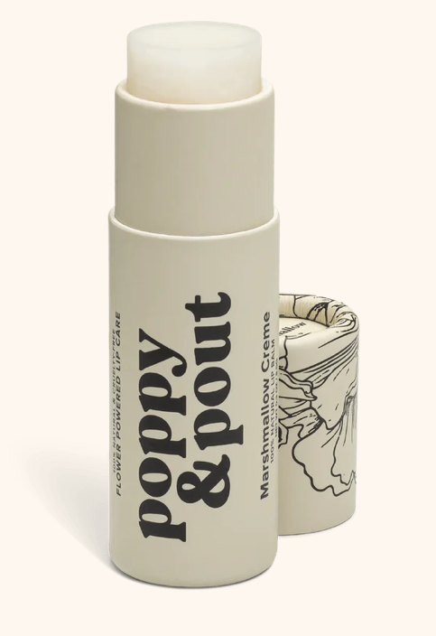 Poppy & Pout Lip Balm - Marshmallow Creme