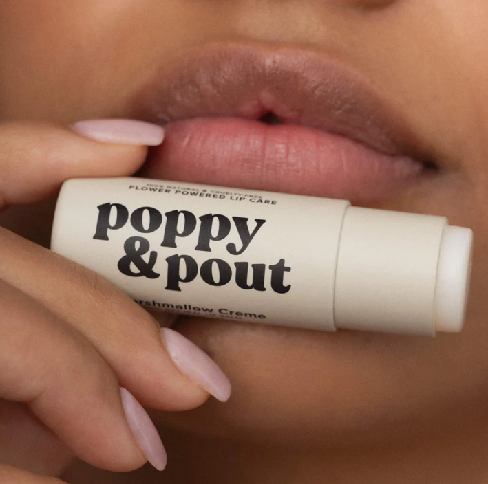 Poppy & Pout Lip Balm - Marshmallow Creme