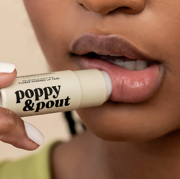 Poppy & Pout Lip Balm - Marshmallow Creme