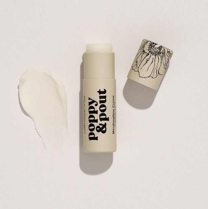 Poppy & Pout Lip Balm - Marshmallow Creme