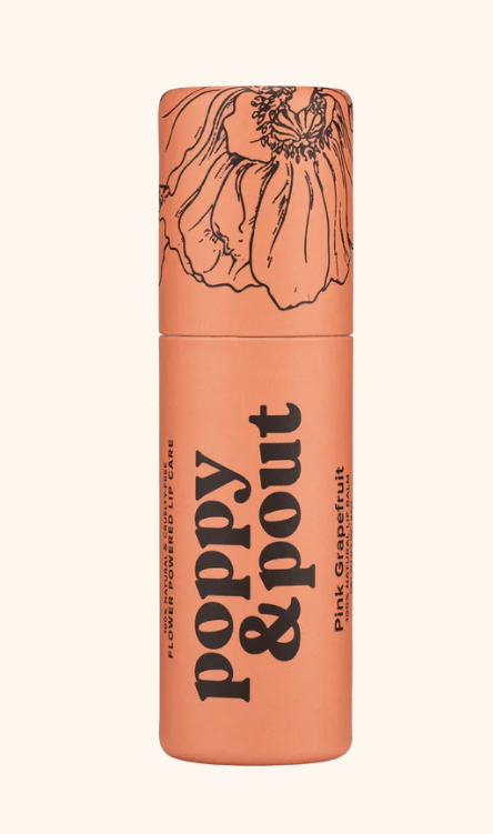 Poppy & Pout Lip Balm - Pink Grapefruit