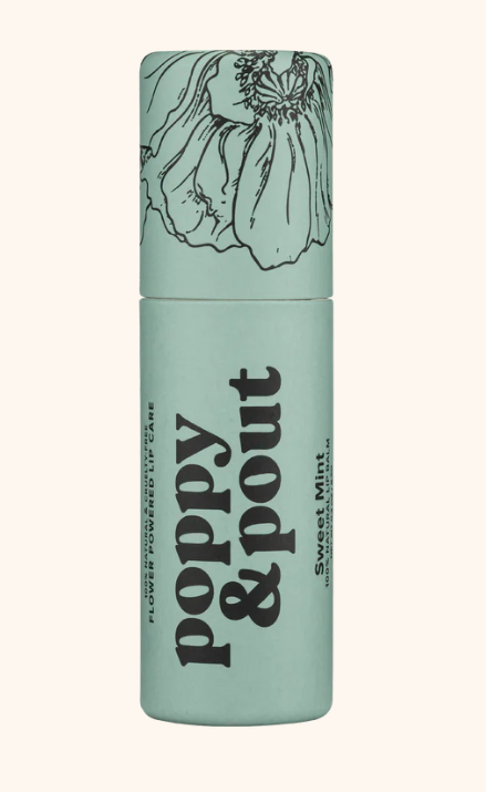 Poppy & Pout Lip Balm - Sweet Mint