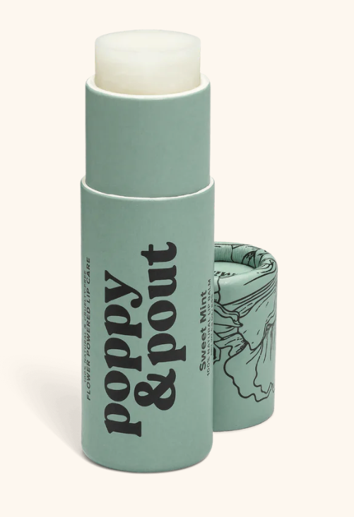 Poppy & Pout Lip Balm - Sweet Mint