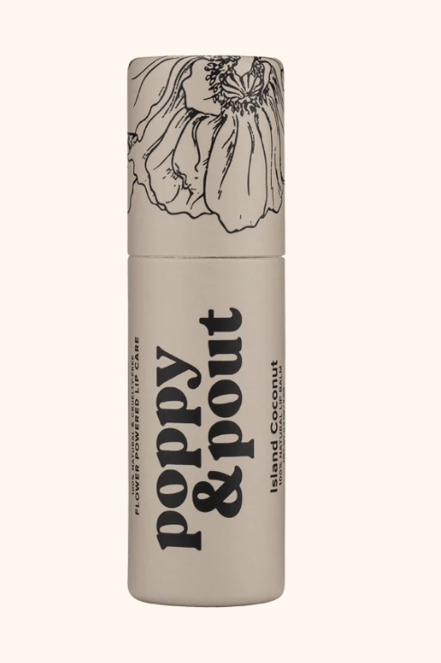 Poppy & Pout Lip Balm - Island Coconut