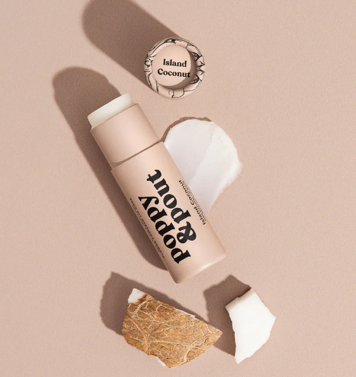 Poppy & Pout Lip Balm - Island Coconut