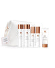 Vivier Sensitive Skin Program kit in vegan leather bag — soothing skincare set to reduce redness, calm irritation, reinforce moisture barrier, and restore radiance (Foxy Face Studio Orangeville)