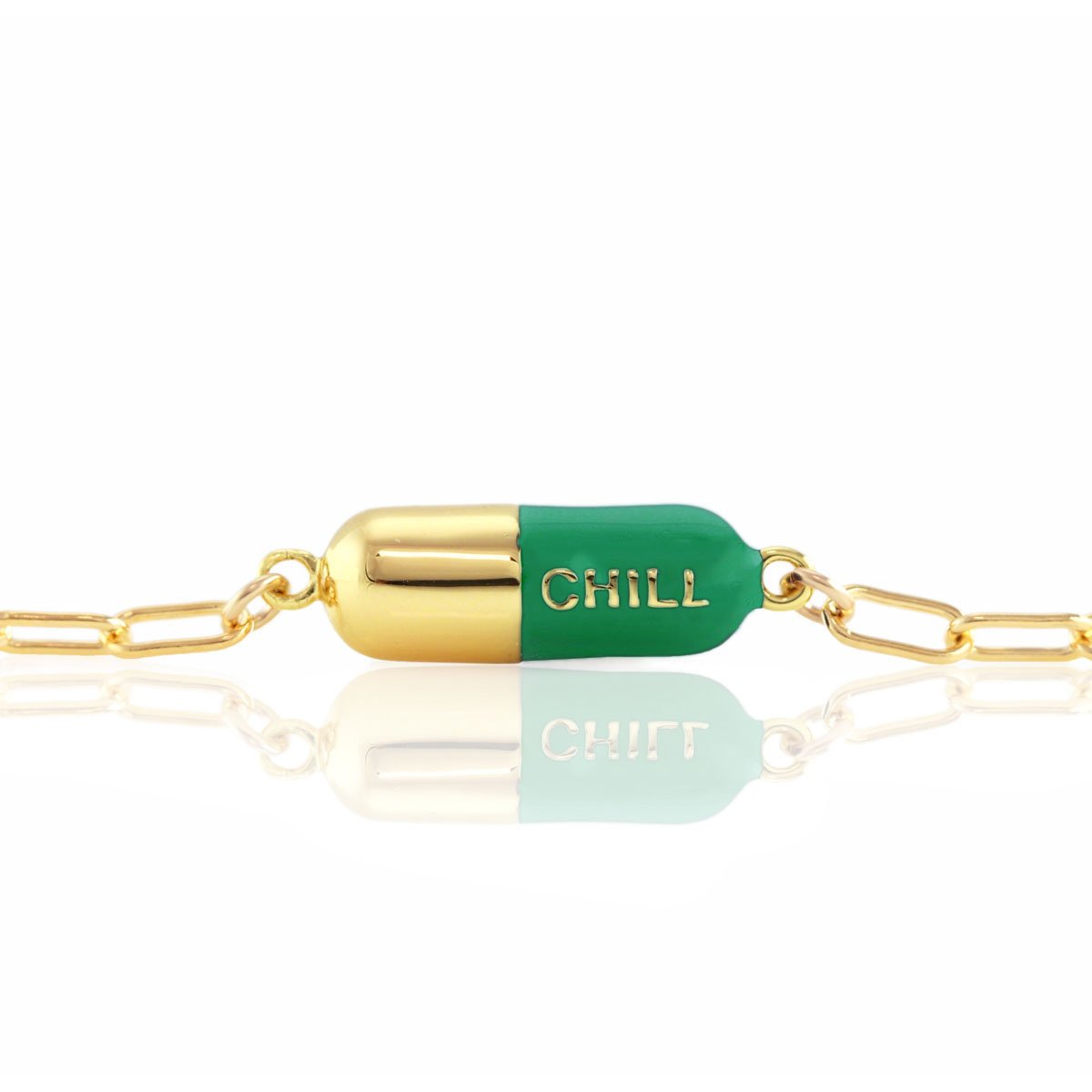 Chill Pill Charm Bracelet
