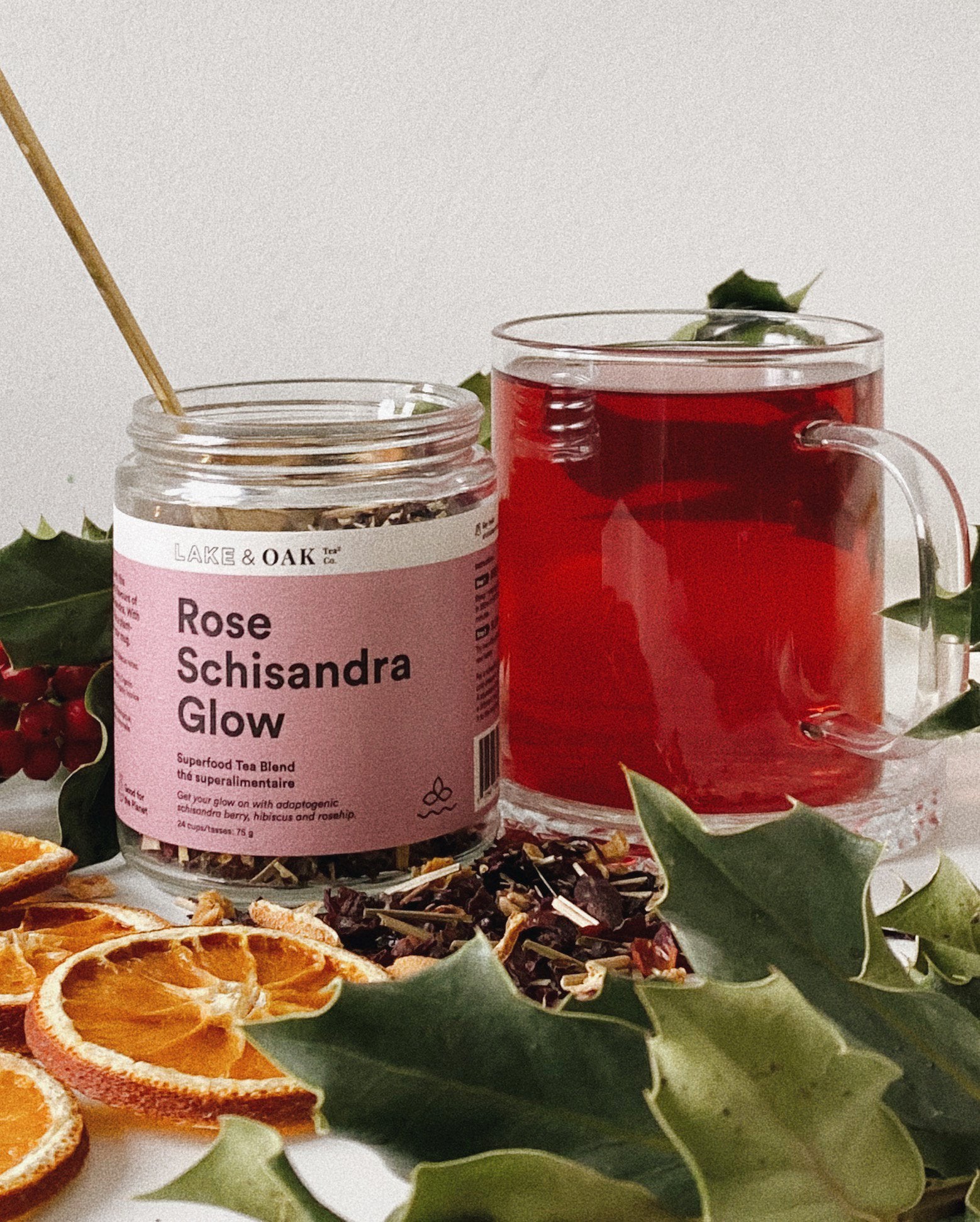 Rose Schisandra Glow - Superfood Tea Blend