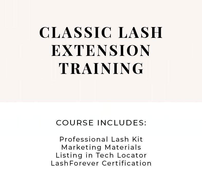 CLASSIC LASH EXTENSION TRAINING DEPOSIT